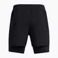 Pantaloncini da corsa Under Armour Launch 5" 2in1 da uomo nero/nero/riflettente 6