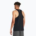 Under Armour Launch Singlet canotta da corsa nera/riflettente da uomo 2