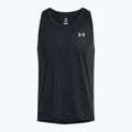 Under Armour Launch Singlet canotta da corsa nera/riflettente da uomo 4
