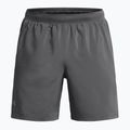 Pantaloncini da corsa Under Armour Launch 7" da uomo color castlerock/castlerock/riflettente 6