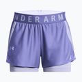 Pantaloncini da allenamento Under Armour Play Up 2-In-1 starlight/celeste/celeste da donna 5