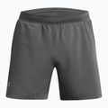 Pantaloncini da corsa Under Armour Launch 5" da uomo color castlerock/castlerock/riflettente