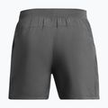 Pantaloncini da corsa Under Armour Lanch 5" sfoderati castlerock / castlerock / riflettenti da uomo 2