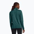 Felpa da donna Under Armour Tech 1/2 Zip-Twist hydro verde acqua/bianco 2