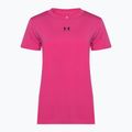 Maglietta da allenamento Under Armour Off Campus Core rosa astro/nero da donna