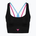 Under Armour Project Rock LG Grind Sportlette - leggings da allenamento da donna nero/blu virale/rosa