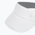 Visiera da corsa da donna Under Armour Launch white/black/distant gray 3