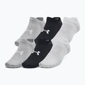 Calzini da allenamento Under Armour Essential No Show 6 Pack nero/nero/grigio alo