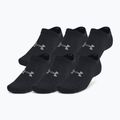 Calzini da allenamento Under Armour Essential No Show 6 Pack nero/nero/castano