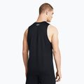 Maglietta da allenamento Under Armour Tech Tank nero/bianco da uomo 2