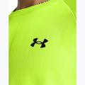 Maglietta da allenamento Under Armour Tech Textured da uomo ad alta visibilità giallo/nero 3