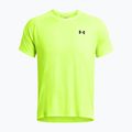Maglietta da allenamento Under Armour Tech Textured da uomo ad alta visibilità giallo/nero 4
