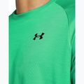 Maglietta da allenamento Under Armour Tech Textured vapor verde/nera da uomo 3