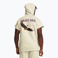 Felpa da uomo Under Armour Project Rock Q1 SS Icon Fleece Hoodie beige 2