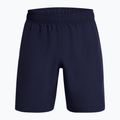 Pantaloncini da allenamento uomo Under Armour Tech Woven Wordmark midnight navy/white