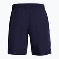 Pantaloncini da allenamento uomo Under Armour Tech Woven Wordmark midnight navy/white 2