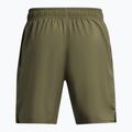 Pantaloncini da allenamento uomo Under Armour Tech Woven Wordmark marine od green/black 2