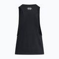 Under Armour Project Rock Neon Flame Tank nero/nero canotta da allenamento da donna 4