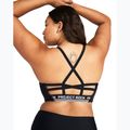 Reggiseno fitness Under Armour Project Rock All Train Crossback nero/bianco 2