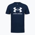 T-shirt da allenamento uomo Under Armour Sportstyle Logo Update academy/white 3