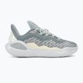 Under Armour Curry 11 YW halo scarpe da basket grigio / acciaio / bianco clay 2