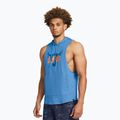 Maglia training da uomo Under Armour Project Rock LFG Graphic SL Hoodie blue