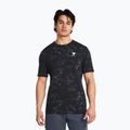 Maglietta da allenamento Under Armour Project Rock Payoff AOP Graphic nero/silt da uomo