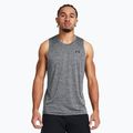 Maglietta da allenamento Under Armour Tech Tank uomo, colore nero/marrone
