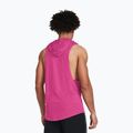 Under Armour Project Rock Rents Due HD rosa astro/nero da uomo per l'allenamento a maniche lunghe 2