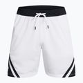 Pantaloncini da basket da uomo Under Armour Curry Mesh Short 4 bianco/nero/bianco