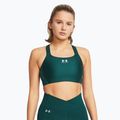 Reggiseno fitness Under Armour HG Armour High hydro verde acqua/bianco