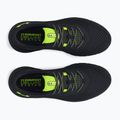 Under Armour Hovr Turbulence 2 scarpe da corsa da uomo nero/nero/giallo alta visibilità 10