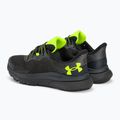 Under Armour Hovr Turbulence 2 scarpe da corsa da uomo nero/nero/giallo alta visibilità 3
