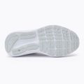 Under Armour Charged Surge 4 scarpe da corsa da donna bianco/grigio resistente/argento metallico 4
