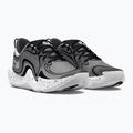 Under Armour Spawn 6 mod grigio/nero/nero scarpe da basket 8