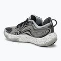 Under Armour Spawn 6 mod grigio/nero/nero scarpe da basket 3