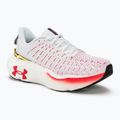 Scarpe da corsa da donna Under Armour Infinite Elite bianche/nera/metallic gold