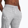 Pantaloni Under Armour Rival Terry Jogger mod grigio chiaro/onyx bianco da uomo 4