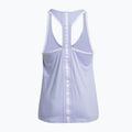 Canotta Under Armour Knockout celeste/bianco da donna per allenamento 5