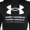 Felpa Under Armour Rival Terry Graphic Hood nero/castano da uomo 3