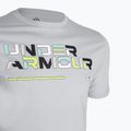 Maglietta Under Armour Colorblock Wordmark mod grigio/nero da uomo 5