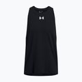 Maglia da basket Under Armour Baseline Cotton nero/bianco da uomo 3