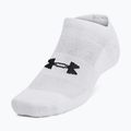 Calzini Under Armour Training Cotton No Show 3 paia bianco/bianco/nero 5