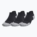 Under Armour Dry Run Cushion No Show calzini da corsa 3 paia nero/grigio campo/riflettente