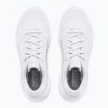 Under Armour Edge Leather scarpe da ginnastica bianche/bianche/grigie da uomo 11