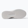 Under Armour Edge Leather scarpe da ginnastica bianche/bianche/grigie da uomo 4