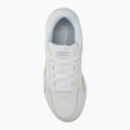 Under Armour Edge Leather scarpe da ginnastica bianche/bianche/grigie da uomo 5