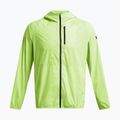 Giacca da corsa Under Armour Launch Lightweight morph verde/tetra grigio/nero da uomo 3