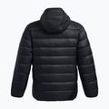 Giacca Under Armour Legend Down da uomo con cappuccio nero/nero/bianco 2