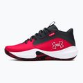 Under Armour GS Lockdown 7 rosso/nero/bianco scarpe da basket per bambini 9